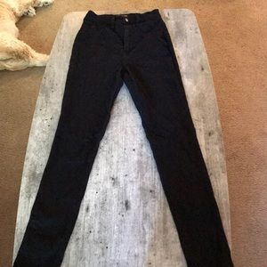 Black High Waisted Fashion Jeans